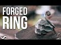 MAKING A FORGED STEEL RING!!!