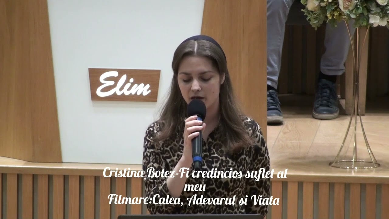 Cristina Botez-Fi credincios suflet al meu
