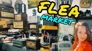 Flea market: a place with vintage and antique treasures