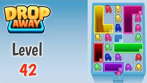 Drop away Level 42 solution Gameplay Walkthrough  