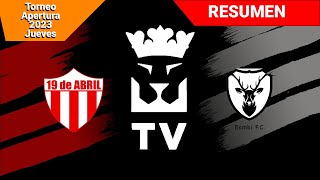 19 de Abril (1) - (2) Bambi FC | Resumen
