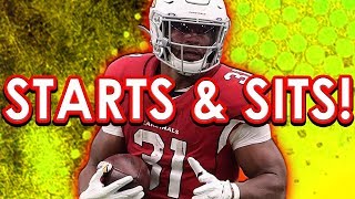 NFL Week 10 Starts \& Sits Fantasy Football 2019