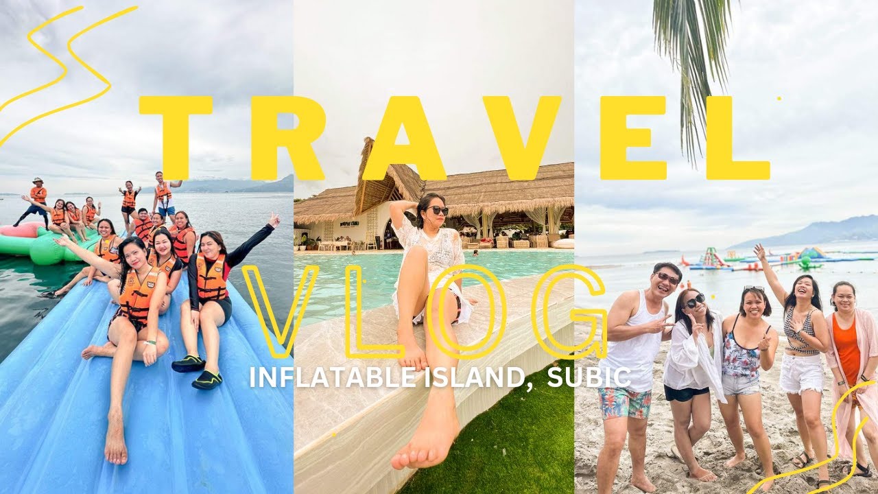 INFLATABLE ISLAND ADVENTURE travel vlog words and silence - YouTube