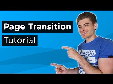 Video: How To Make A Transition To Another Site
