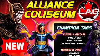 🆕🥊 Coliseum Corvus Guide! MADE EASY! Doctor Strange✨COOKS 20  Bars! Alliance Glaive Boss! - MCOC