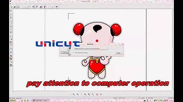 How to use red dot function of redsail cutting plotter