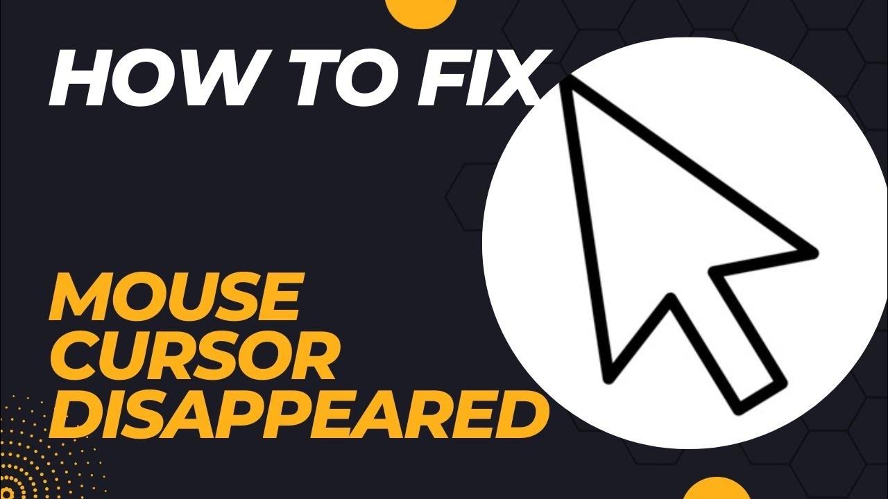 How to fix mouse cursor disappeared on windows 10 on laptop or desktop