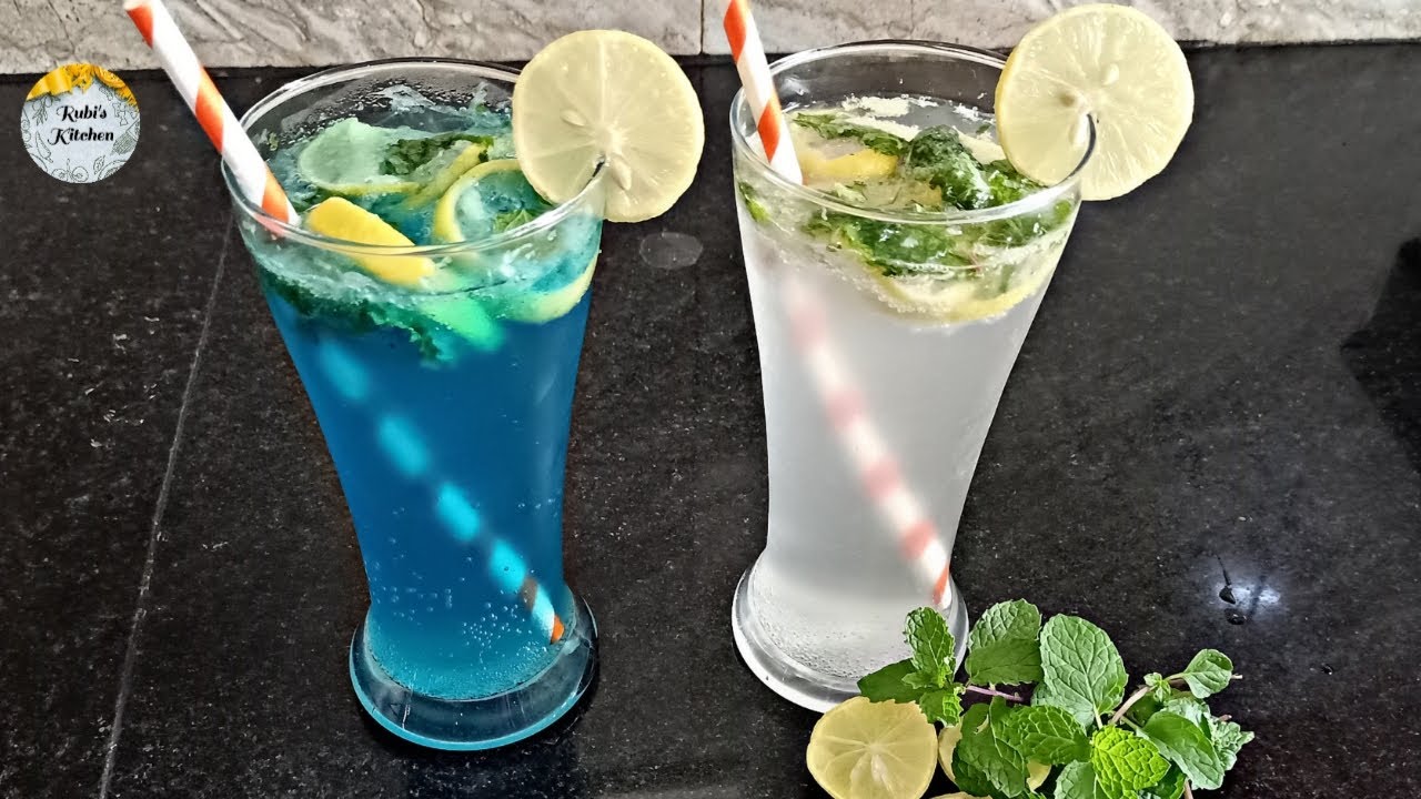 MOJITO 2 WAYS / VIRGIN MOJITO / BLUE CURACAO MOJITO YouTube