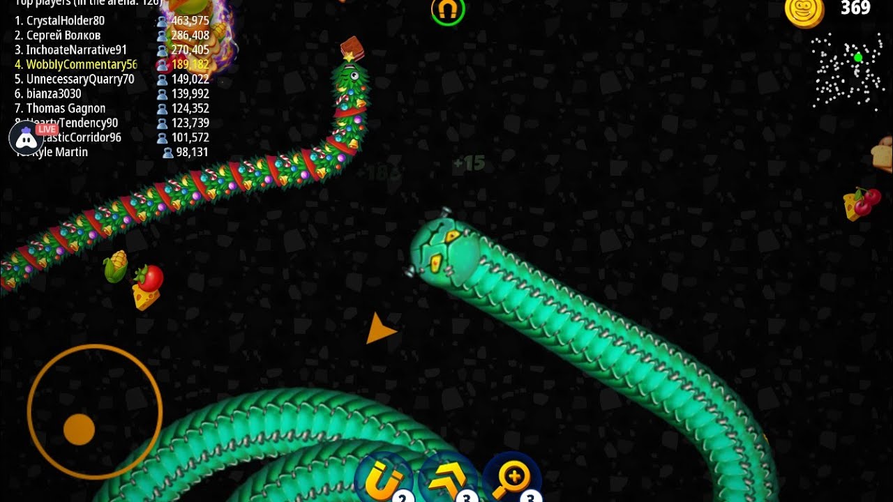 Worms Zone : Score 1,00000| World Record Biggest Score| DeathNooB GamerYt