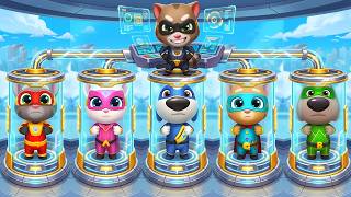Talking Tom Hero Dash All Friends Heroes Rescue - Discover New ANGELA - All BOSSES Epic Battle screenshot 3