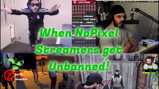 When NoPixel Streamers get Unbanned...