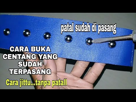 Cara Bongkar Centang Tas Yang sudah Terpasang || Masih Ada Cara