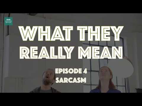 Sarcasm - What They Really Mean