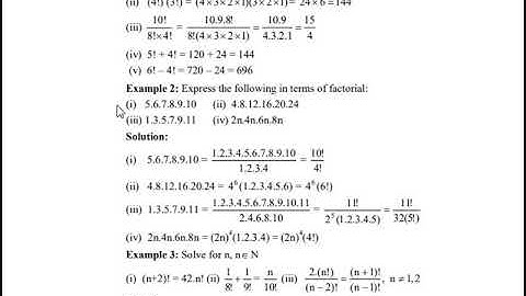 4.2 Factorial and its notations | | IGNOU | PGDAST | 2020