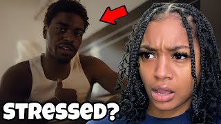 He Goin Thru It 😕 BbyLon Reacts to Kodak Black - Stressin’