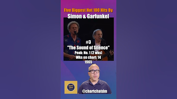 Simon & Garfunkel - Five Biggest Hits on the Hot 100 #simongarfunkel #paulsimon #artgarfunkel