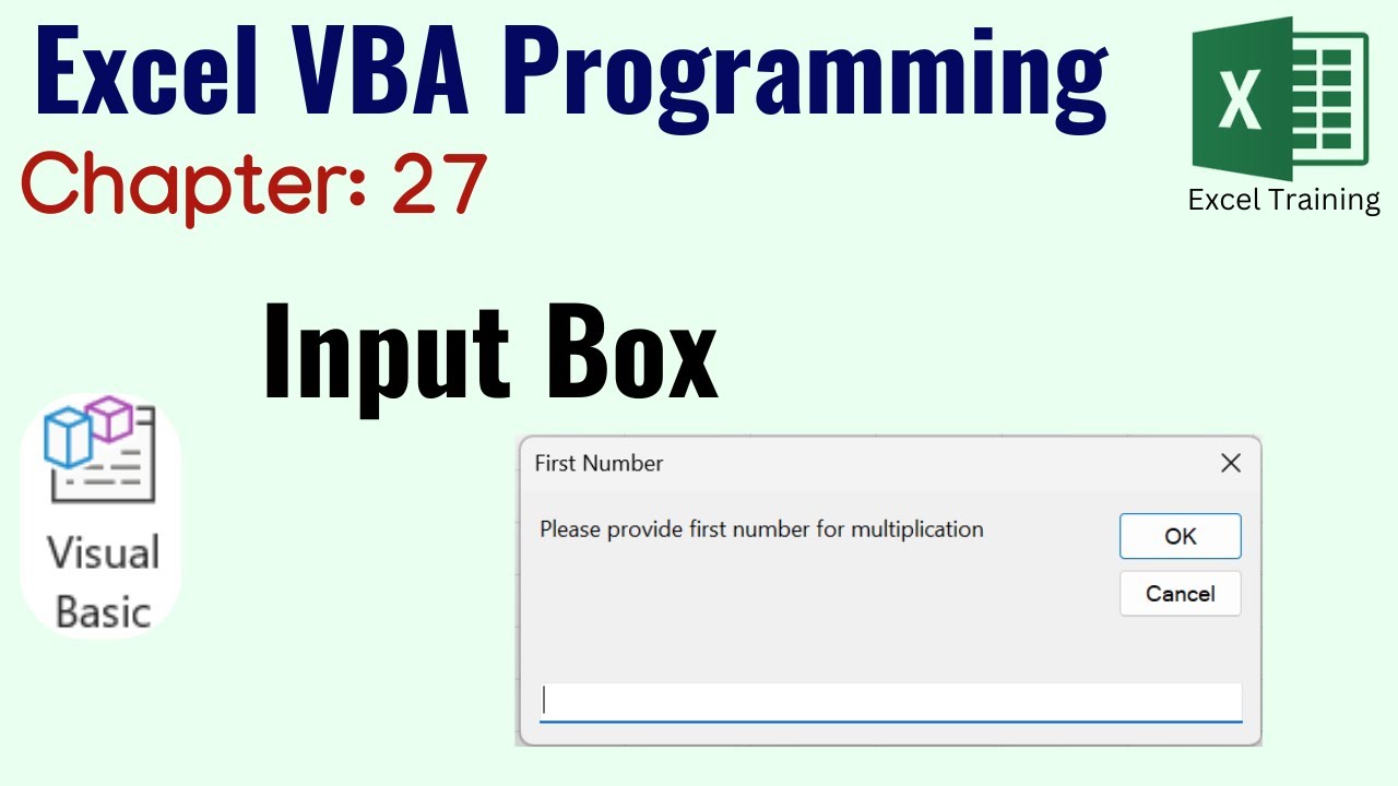 InputBox in VBA | Excel VBA Programming Tutorial(Chapter 27) - YouTube