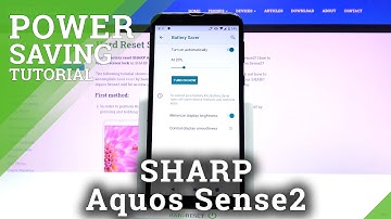 How to Activate Power Saving Mode on SHARP Aquos Sense2 – Battery Adjustment