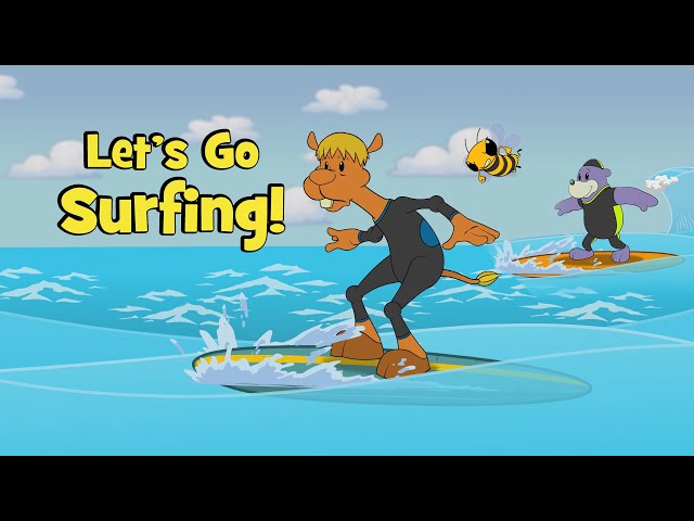 🌊 Let's Go Surfing! - Kazwa u0026 Bilal featuring Zaky 🌴 class=
