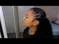 Slick Back Ponytail W/Bobby-pins + Edges🤩|NADULA HAIR