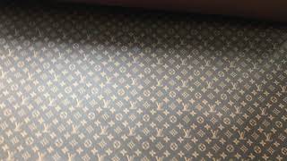 Classic LV vinyl crafting leather fabric for bag leather, shoe