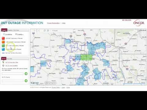 Oncor Outage Map Dallas