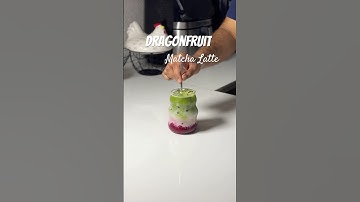 When he wanted to brew Dragonfruit Matcha Latte #recipe #matcha #matchalatte #vegan #healthy