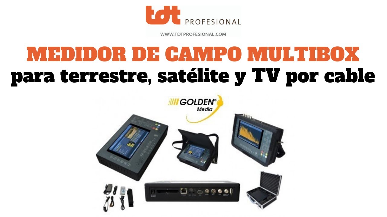 Funcionamiento del Medidor de Campo Multibox (TDT + Satélite + TV