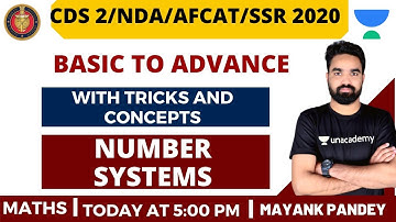 Number System | Zero to Hero | Numerical Ability for Defence | CDS 2020 Exam