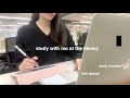 [LIBRARY WHITE NOISE] STUDY at the library with me