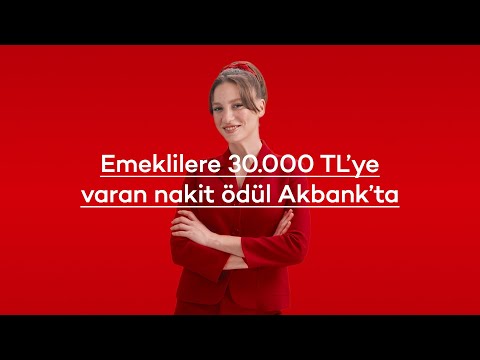 Emeklilere 30.000 TL’ye varan nakit ödül Akbank’ta ❤️ - video from Akbank