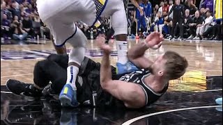 Draymond Green EJECTED for stomping on Domantas Sabonis! - Warriors vs Kings NBA Highlights