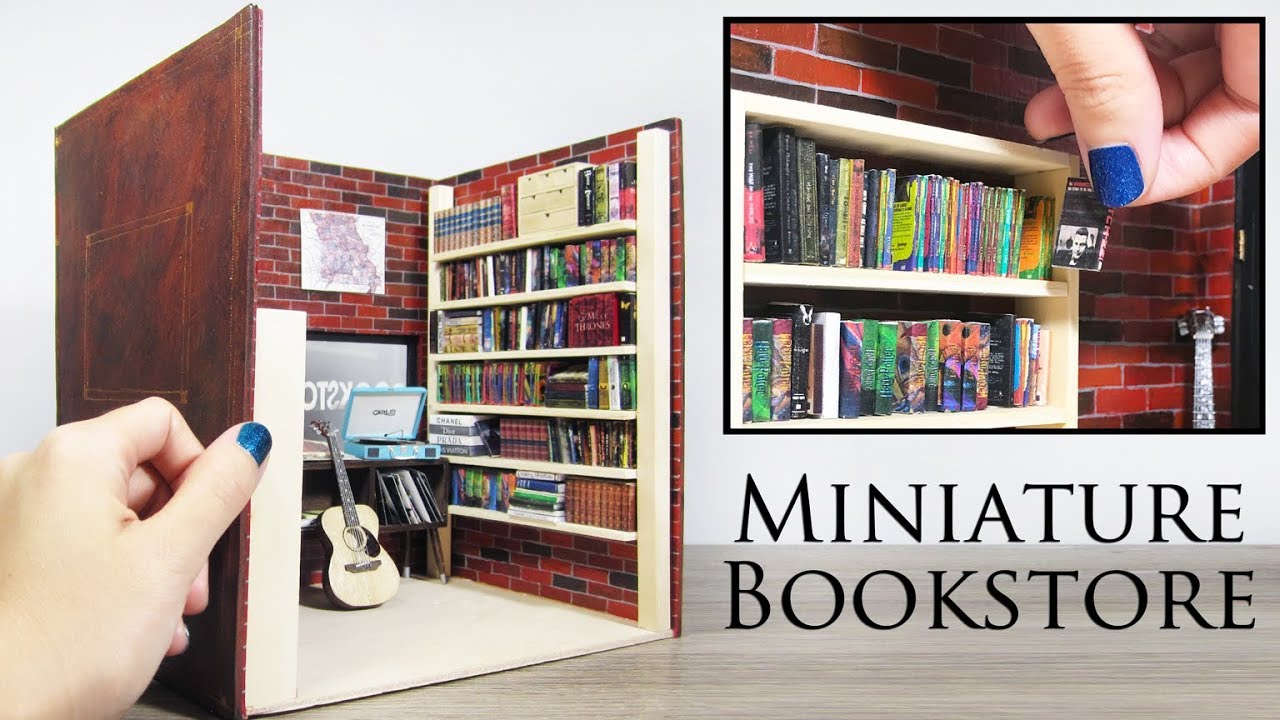 Bonarty 5pcs 1/12 Dollhouse Miniature Books Page-Turning Books Bookshelf Rooms Decor