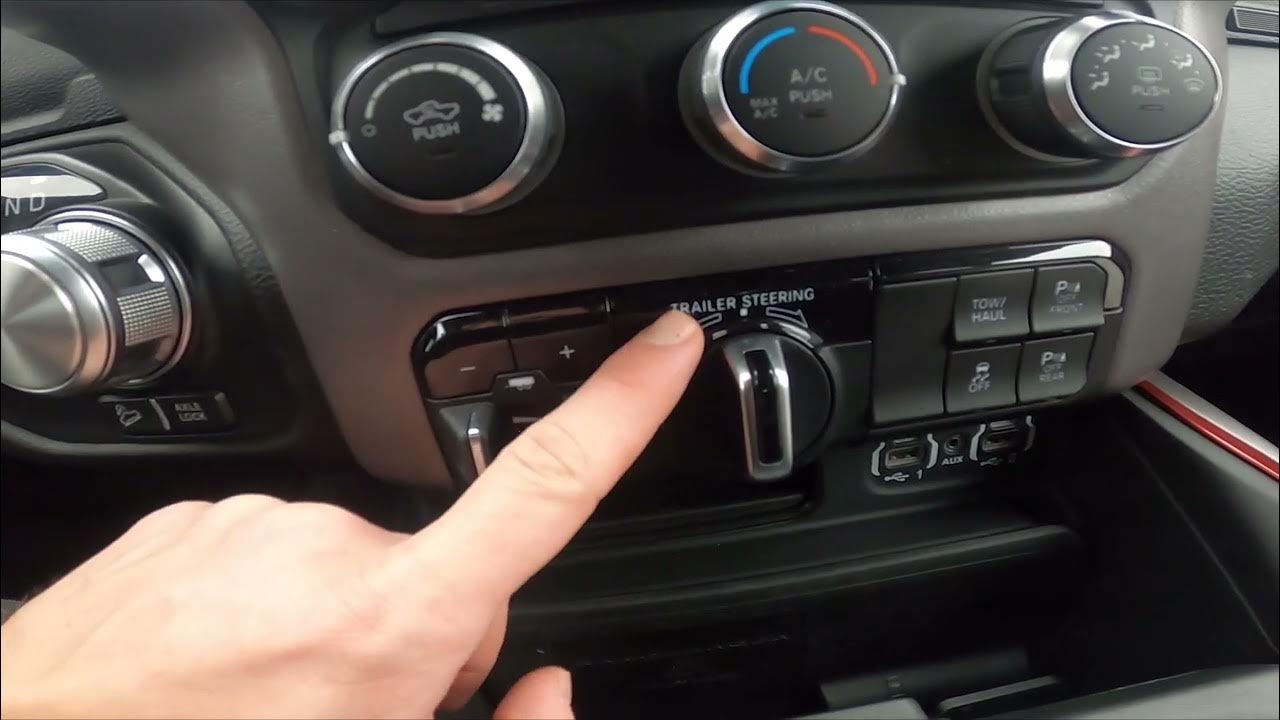 How to Calibrate the Trailer in Dodge RAM REBEL 1500 II ( 2019 now ) YouTube