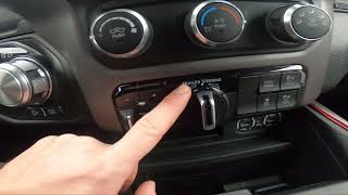 How to Calibrate the Trailer in Dodge RAM REBEL 1500 II ( 2019 - now )