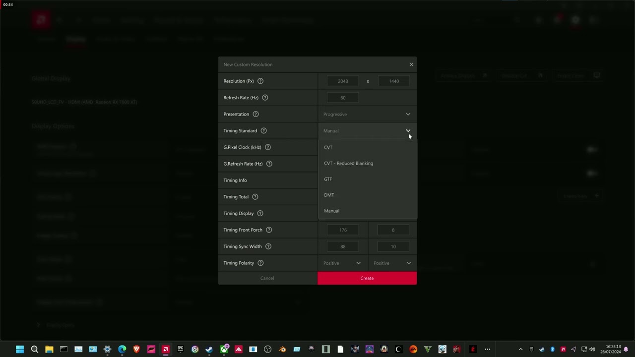 WANT MORE FPS? TRY 2048x1440p custom resolution | 7800XT | FREE FPS |