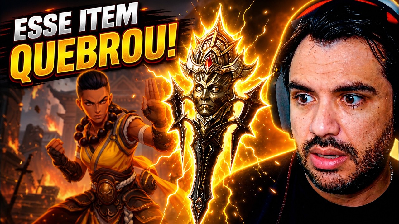 MONGE H12 ESTÁ QUEBRADO! A BUILD PARA SER MVP NO PVP (DIABLO IMMORTAL)