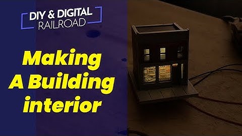 I made a DIY N Scale Building Interior