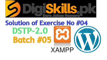 Wordpress Exercise4 DSPT 2.0 batch 05 Wordpress Exercise 4 Solution 2023| #2023 #digiskills #batch05