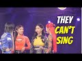 AESPA "can't sing" live || each member's vocal