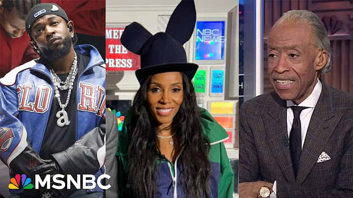 See Kendrick Lamar’s searing Super Bowl message decoded by June Ambrose & Al Sharpton