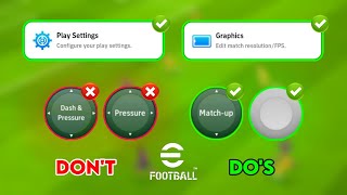 Find Your BEST PLAY-SETTINGS - Beginners Guide Part-1 - Efootball