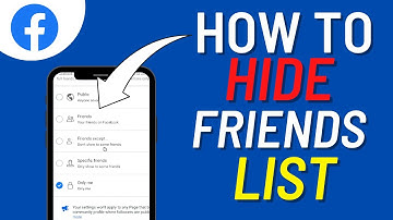 How To Hide Friends List on Facebook (2024)