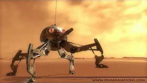 Dwarf Spider Droid walk test