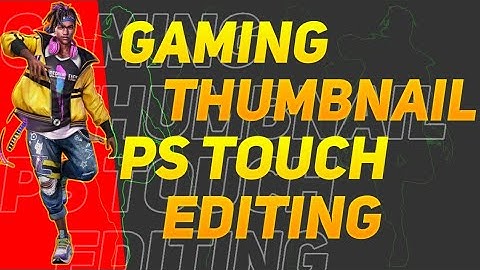 How to make gaming thumbnails on android