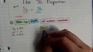 Standard Notes Percent Proportion