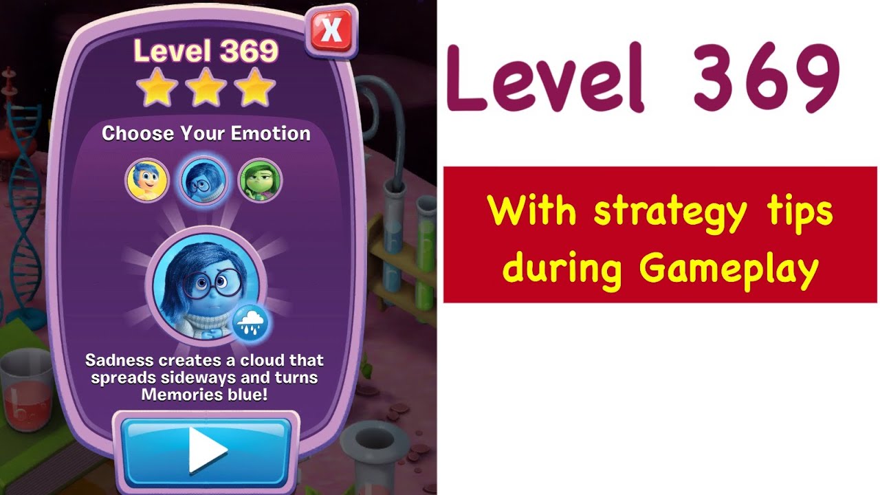 Inside Out Thought Bubbles Level 369 Tips and Strategy Gameplay Walkthrough