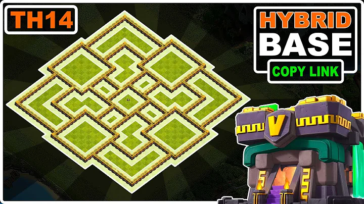 NEW! TH14 HYBRID Base 2023 Copy Link - Clash of Clans