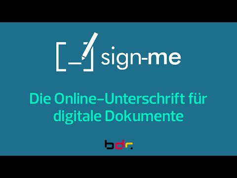 Fernsignatur mit sign-me: Registrierung und Identifizierung | Ein Service der Bundesdruckerei