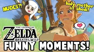 I FOUND ZELDA'S NUDES?! (Zelda: Breath Of The Wild Funny Moments)